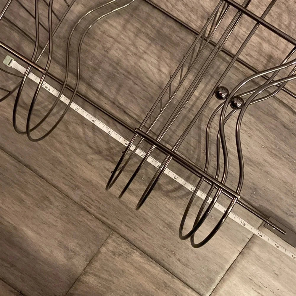 Excellent condition-polished over the cabinet door two tier storage